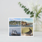 NO Noorwegen - Oslo - Briefkaart (Staand voorkant)