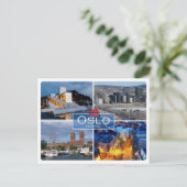 NO Noorwegen - Oslo - Briefkaart (Staand voorkant)