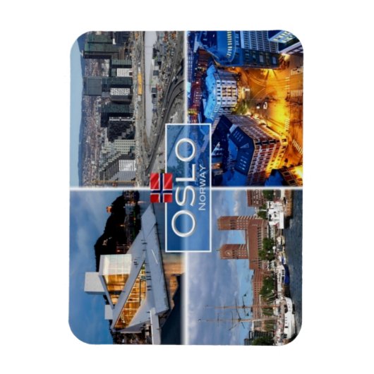 NO Noorwegen - Oslo - Magneet (Verticaal)