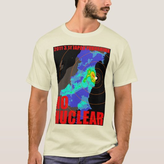 NO NUCLEAR MAP T-SHIRT (Voorkant)