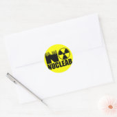 NO NUCLEAR MONO RONDE STICKER (Envelop)