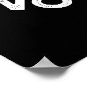 No Nuggs No Glory Funny Nuggets Pun Dark BG Poster (Hoek)