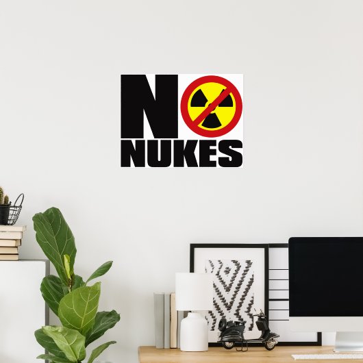 NO_NUKES POSTER (Thuiskantoor)