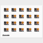 NO_NUKES RONDE STICKER (Vel)