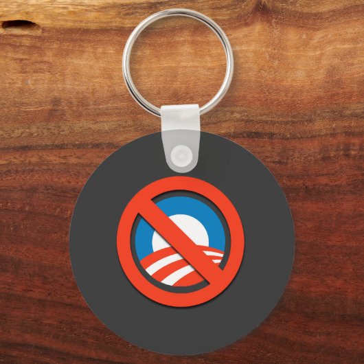 NO "O" / No Obama Sleutelhanger (Voorkant)