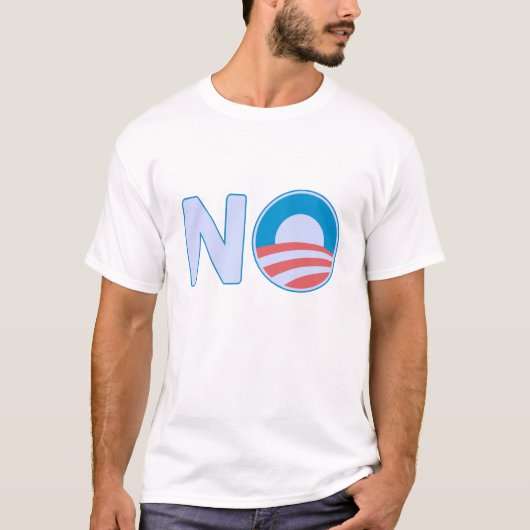 NO Obama Melange Ringer T-Shirt (Voorkant)