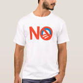 NO Obama T-shirt (Voorkant)