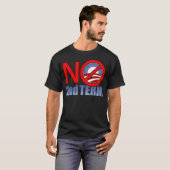 NO Obama Tweede Term T-shirt (Voorkant volledig)