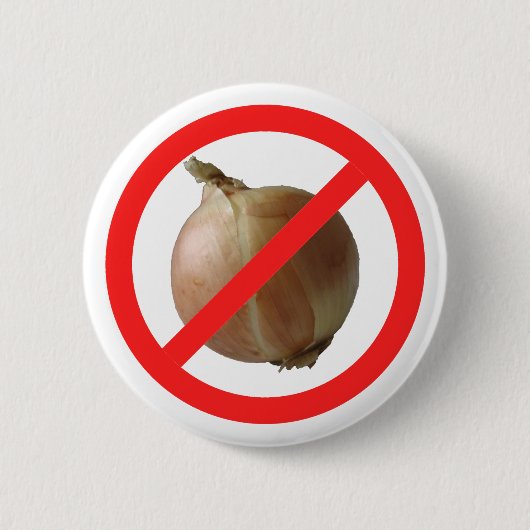 No Onion Trucker Hat Ronde Button 5,7 Cm (Voorkant)