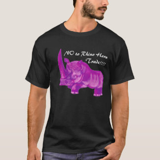 NO op de handel in neushoorn T-shirt