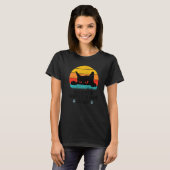 No Outfit is Complete Without Cat Hair  Retro Vint T-shirt (Voorkant volledig)
