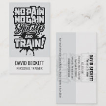 No Pain No Gain Fitness Trainer