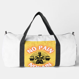 No Pain No Gain Gym Motivatie Bodybuilding Telefoo Plunjezak