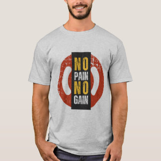 No Pain No Gain T-shirt: Motivatie training Draag T-shirt