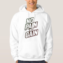 No Pain No Gain-trui – Motiverende training 
