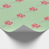 No parking anarchy sign cadeaupapier (Hoek)