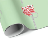 No parking anarchy sign cadeaupapier (Rol Hoek)