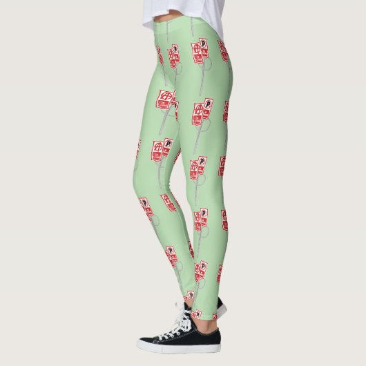 No parking anarchy sign leggings (Links)