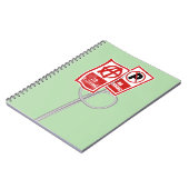 No parking anarchy sign notitieboek (Linkerzijde)