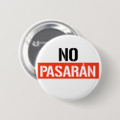No Pasaran Ronde Button 5,7 Cm (Voorkant /achterkant)