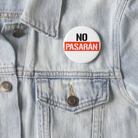 No Pasaran Ronde Button 5,7 Cm (In situ)