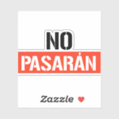 No Pasaran Sticker (Vel)