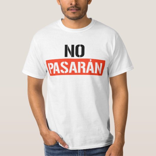 No Pasaran T-shirt (Voorkant)
