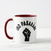 No Pasaran - Zij zullen niet passeren Mok (Links)