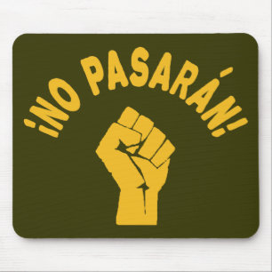 No Pasaran - Zij zullen niet passeren Muismat