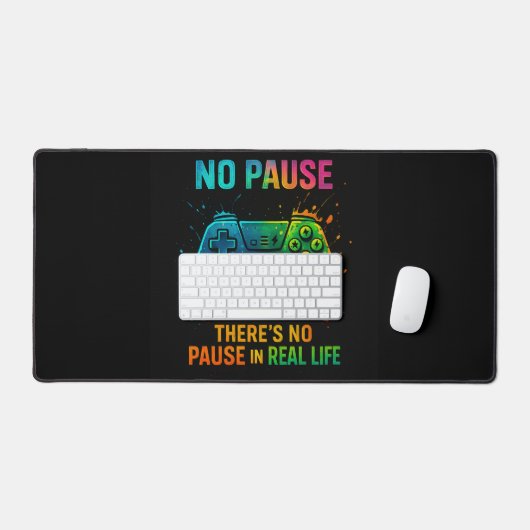 No Pause — Color Splash Gamer Controller Bureaumat (Keyboard & Muis)