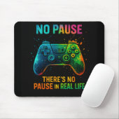 No Pause — Color Splash Gamer Controller Muismat (Met muis)