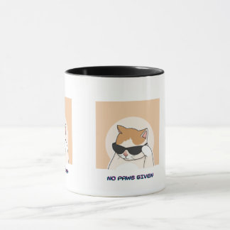No Paws Given Mug – Cute Coffee mug for Cat lovers Mok