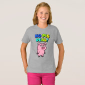 No Pig Deal Wordplay T-shirt (Voorkant volledig)