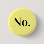 NO Pin Ronde Button 3,2 Cm (Voorkant)