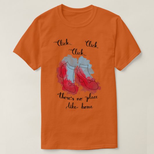 No place like home 2 t-shirt (Design voorkant)