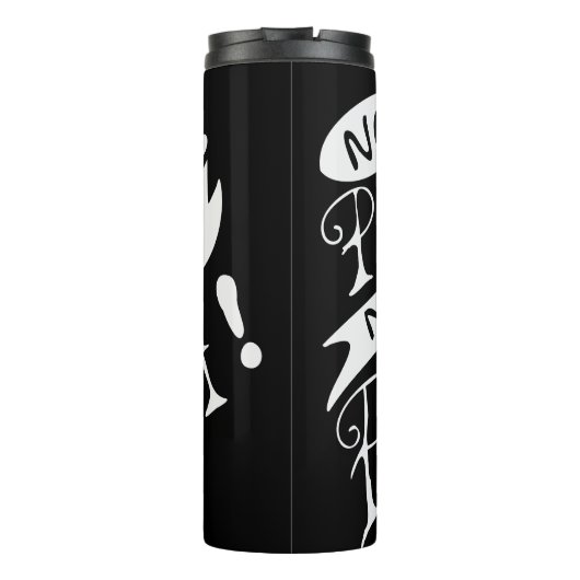 No Plan B Not Even Plan A Thermosbeker (Achterkant)