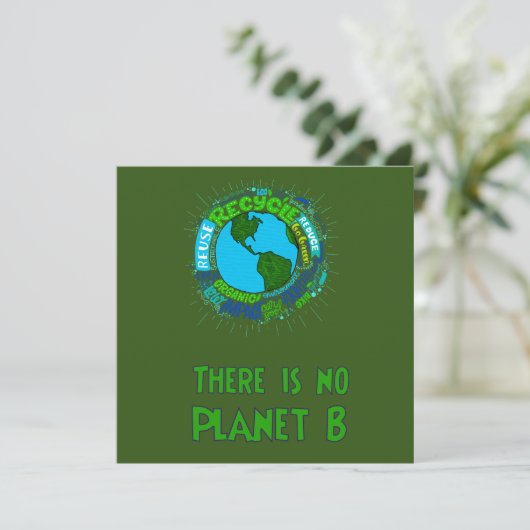 no Planet B Kaart (Staand voorkant)