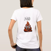No Poo Emoji T-Shirt (Achterkant)