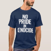 No Pride In Genocide Canada Day Indigenous Canadia T-shirt (Voorkant)