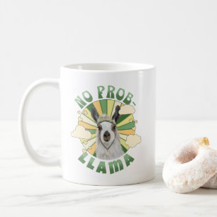 No Prob-Llama Boho Llama Koffiemok