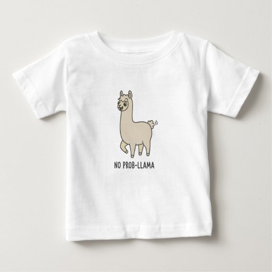 "No Prob-Llama" Cute Doodle - Chill Vibes! (Voorkant)