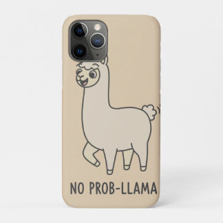 "No Prob-Llama" Cute Llama Doodle - Chill Vibe Case-Mate iPhone Case