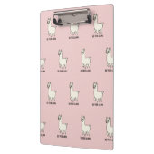 "No Prob-Llama" Cute Llama Doodle - Chill Vibe Klembord (Links)