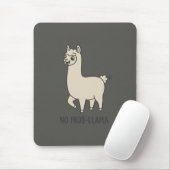 "No Prob-Llama" Cute Llama Doodle - Chill Vibe Muismat (Met muis)