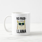 No-Prob-Llama Funny Cool Llama Pun Koffiemok (Links)