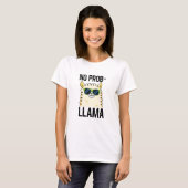 No-Prob-Llama Funny Cool Llama Pun T-shirt (Voorkant volledig)