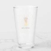 No-Prob-Llama Funny Cute Llama met sterren Glas (Achterkant)
