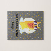 No-Prob-Llama Funny Cute Llama met sterren Legpuzzel (Horizontaal)