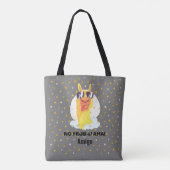 No-Prob-Llama Funny Cute Llama met sterren Tote Bag (Achterkant)
