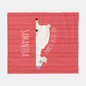 No Prob-Llama Funny Llama Blanket Fleece Deken (Voorkant (Horizontaal))